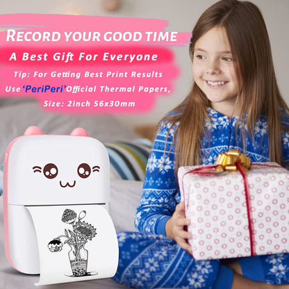 Cute Face Mini Printer