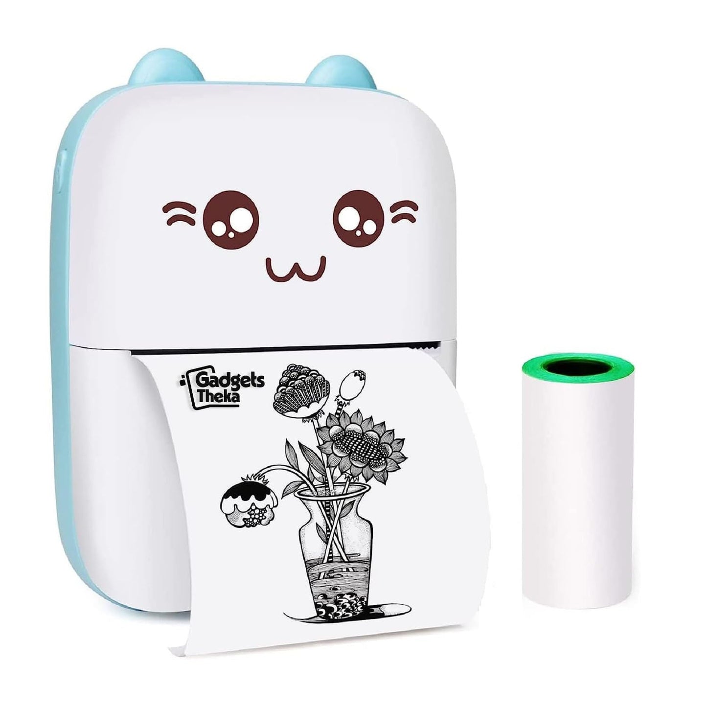 Cute Face Mini Printer