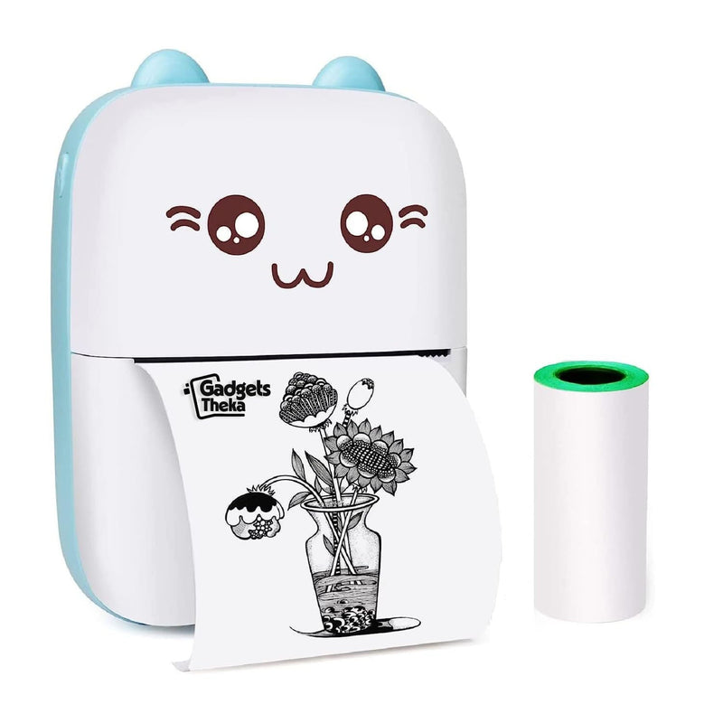 Cute Face Mini Printer